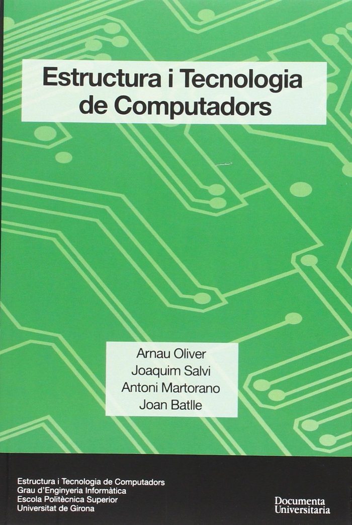 Książka Estructura i tecnologia de computadors 