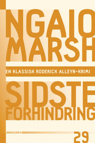 Kniha Sidste forhindring Ngaio Marsh