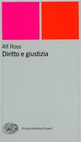 Kniha Diritto e giustizia Alf Ross