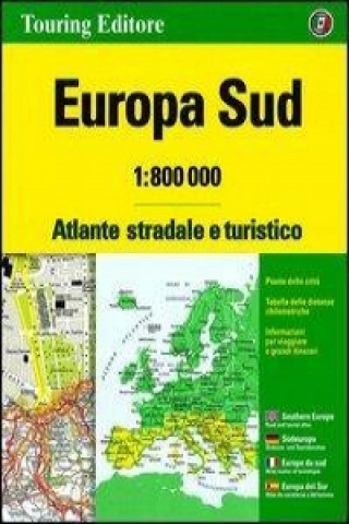 Knjiga Europa sud. Atlante stradale e turistico 1:800.000 
