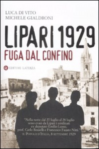 Kniha Lipari 1929. Fuga dal confino Luca Di Vito
