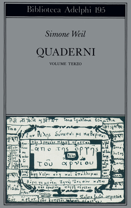 Knjiga Quaderni Simone Weil