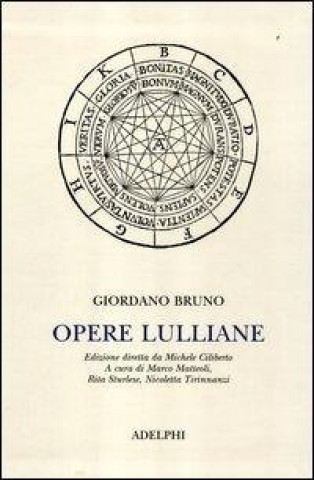 Kniha Opere lulliane. Testo latino a fronte Giordano Bruno