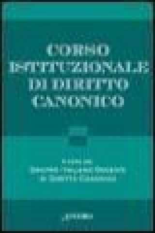 Libro Corso istituzionale di diritto canonico Gruppo italiano docenti di diritto canonico