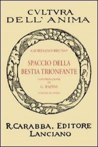 Kniha Spaccio della bestia trionfante Giordano Bruno