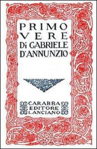 Kniha Primo vere Gabriele D'Annunzio