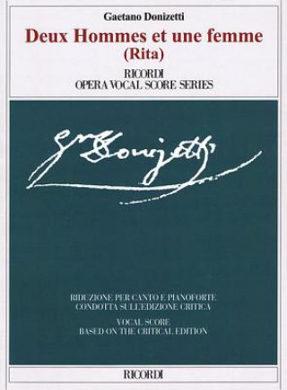 Könyv Deux Hommes Et une Femme (Rita) Gaetano Donizetti