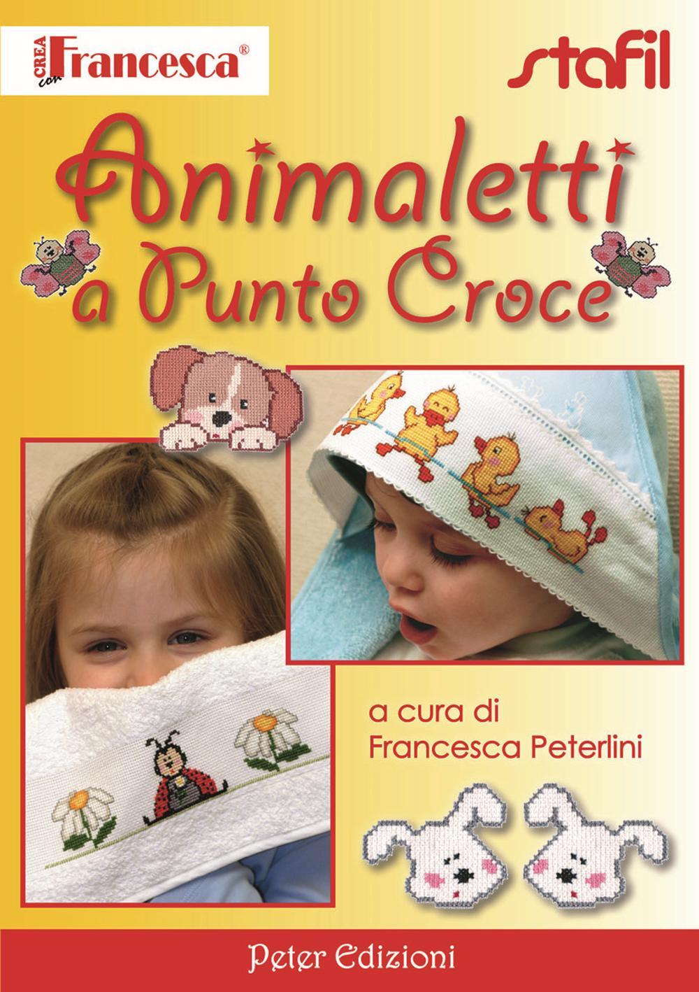 Carte Animaletti a punto croce Francesca Peterlini