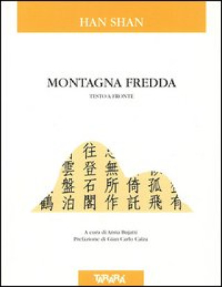 Carte Montagna fredda. Testo cinese a fronte Shan Han