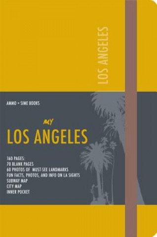 Kniha Los Angeles Visual Notebook: Mustard Yellow Simephoto