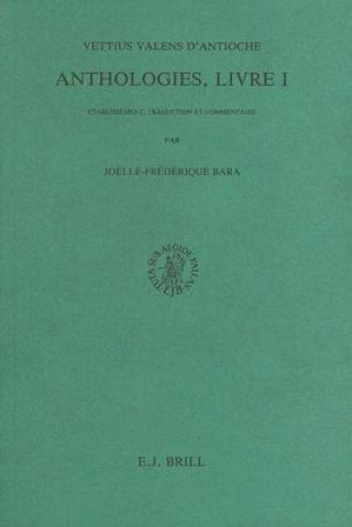 Kniha Anthologies, Livre I Vettius Valens D'Antioche