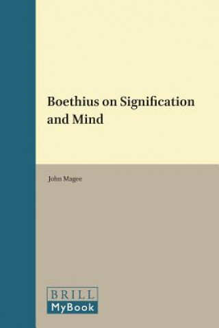 Kniha Boethius on Signification and Mind: John Magee