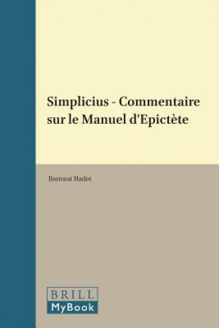 Βιβλίο Simplicius - Commentaire Sur Le Manuel D'Epictete Simplicius