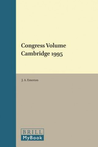 Книга Congress Volume Cambridge 1995 J. A. Emerton