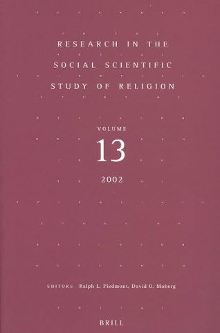 Könyv Research in the Social Scientific Study of Religion, Volume 13 D. O. Moberg