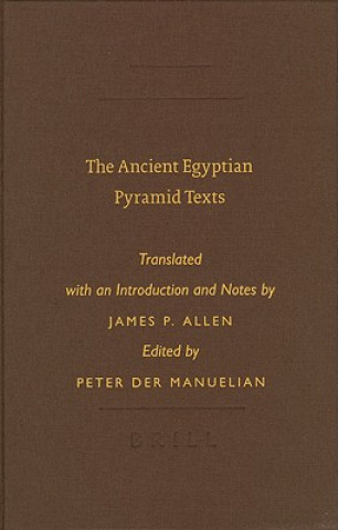 Book The Ancient Egyptian Pyramid Texts Peter Der Manuelian