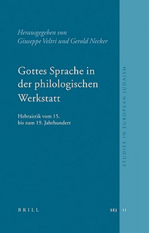 Kniha Gottes Sprache in Der Philologischen Werkstatt: Hebraistik Vom 15. Bis Zum 19. Jahrhundert G. Veltri