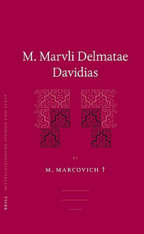 Könyv M. Marvli Delmatae Davidias Marko Marulic