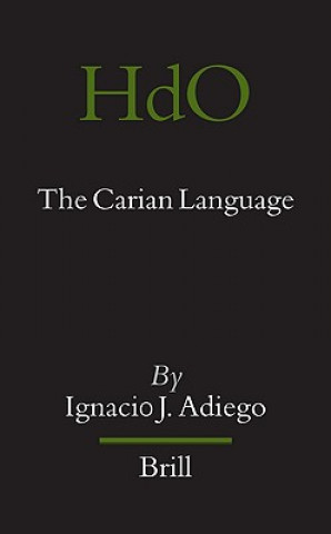 Könyv The Carian Language Ignacio J. Adiego