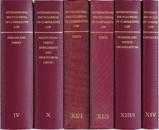 Książka International Encyclopedia of Comparative Law, Volume IV Aleck Chloros