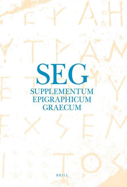 Libro Supplementum Epigraphicum Graecum, Volume LIII (2003) (2 Vols.): Parts 1 and 2 Moshe Gil