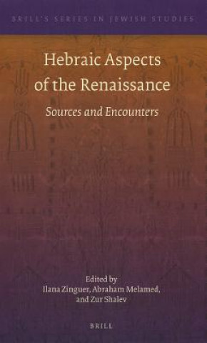 Kniha Hebraic Aspects of the Renaissance: Sources and Encounters Ilana Zinguer