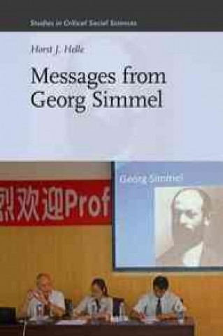 Książka Messages from Georg Simmel Horst J. Helle