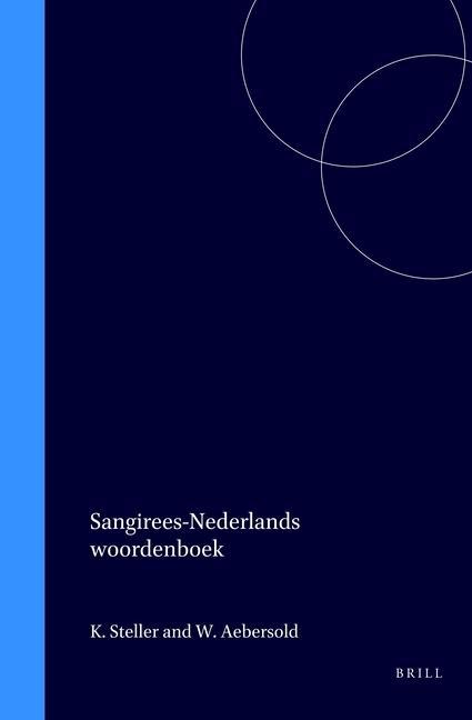 Kniha Sangirees-Nederlands Woordenboek K. G. Steller