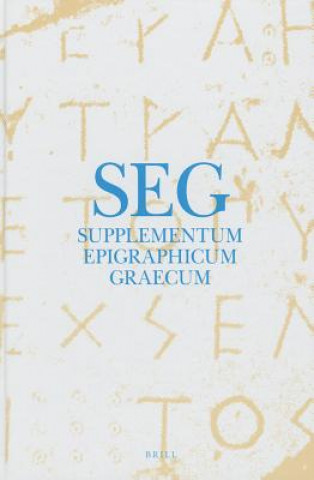 Kniha Supplementum Epigraphicum Graecum, Volume LX (2010) Angelos Chaniotis