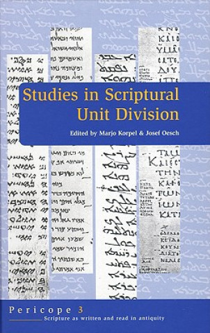 Knjiga Studies in Scriptural Unit Division Marjo C. A. Korpel