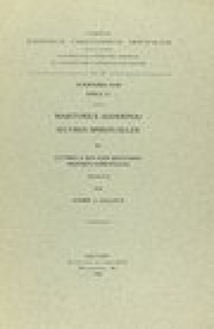 Kniha Martyrius (Sahdona). Oeuvres Spirituelles, IV. Lettres a Des Amis Solitaires, Maximes Sapientiales: V. A. de Halleux