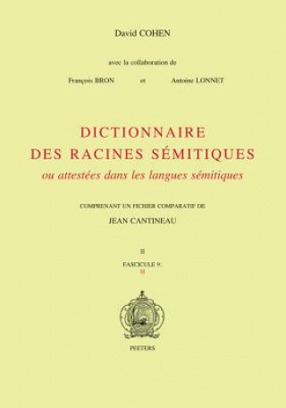 Knjiga Dictionnaire des racines semitiques Fascicule 9 Francois Bron