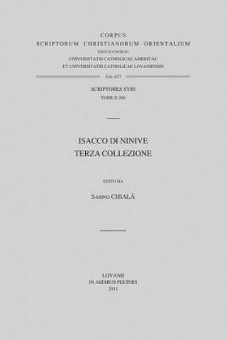 Kniha Isacco Di Ninive. Terza Collezione: T. S. Chiala