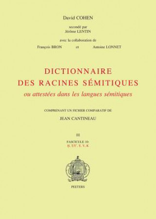 Kniha Dictionnaire des racines semitiques Fascicule 10 F. Bron