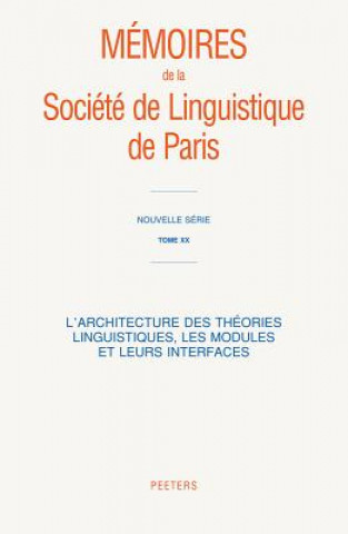 Carte L'Architecture Des Theories Linguistiques, Les Modules Et Leurs Interfaces Soci Et E De Linguistique De Paris
