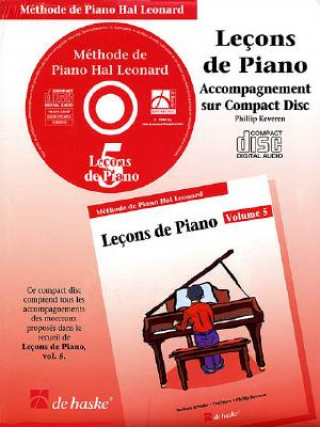 Hanganyagok Piano Lessons Book 5 - CD - French Edition: Hal Leonard Student Piano Library J. Moser David