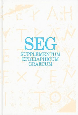 Kniha Supplementum Epigraphicum Graecum Consolidated Index for Volumes XXXVI-XLV (1986-1995) J. H. M. Strubbe