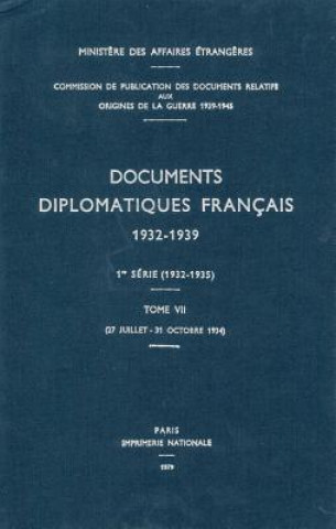 Kniha Documents diplomatiques francais Ministere Des Affaires Etrangeres (Paris