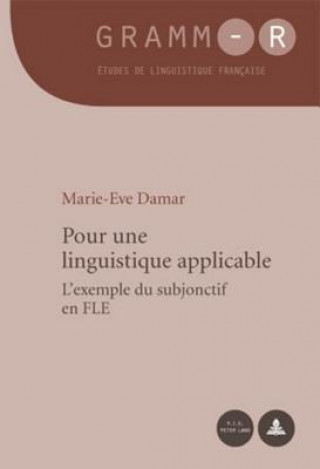 Carte Pour Une Linguistique Applicable Marie-Eve Damar