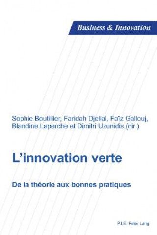 Livre L'Innovation Verte Sophie Boutillier