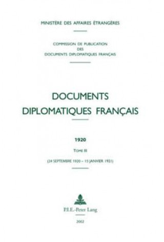 Książka Documents diplomatiques francais Ministère des Affaires étrangères