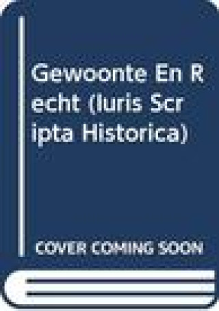 Buch Gewoonte En Recht H. Van Goethem