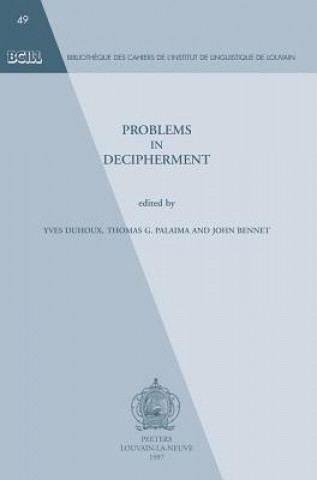 Buch Problems in Decipherment Yves Duhoux