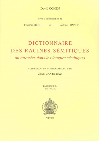 Kniha Dictionnaire des racines semitiques Fascicule 2 D. Cohen