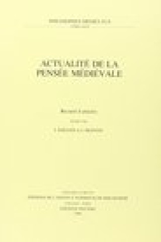 Книга Actualite de La Pensee Medievale. Recueil D'Articles J. Follon