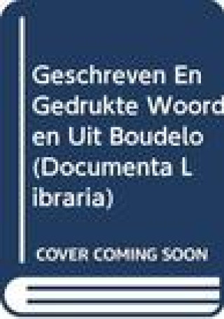 Βιβλίο Geschreven En Gedrukte Woorden Uit Boudelo G. Hendrix