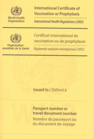 Könyv International Certificate of Vaccination World Health Organization