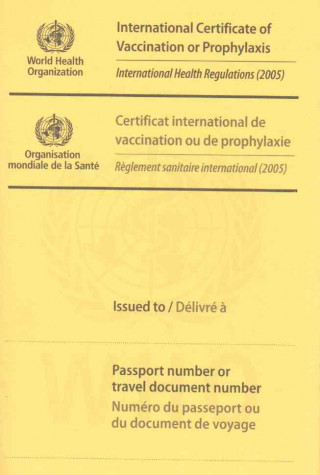 Knjiga International Certificate of Vaccination World Health Organization