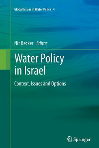 Книга Water Policy in Israel Nir Becker