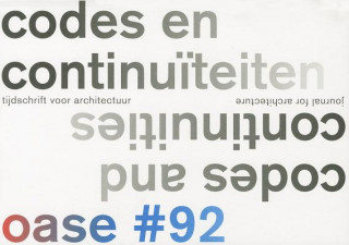 Kniha Oase 92: Codes and Continuities Tom Avermaete